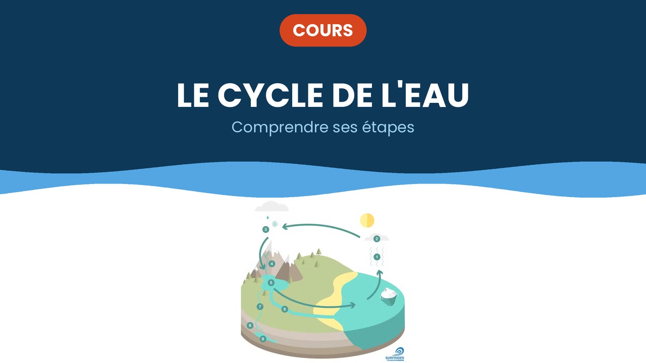 le cycle de l'eau