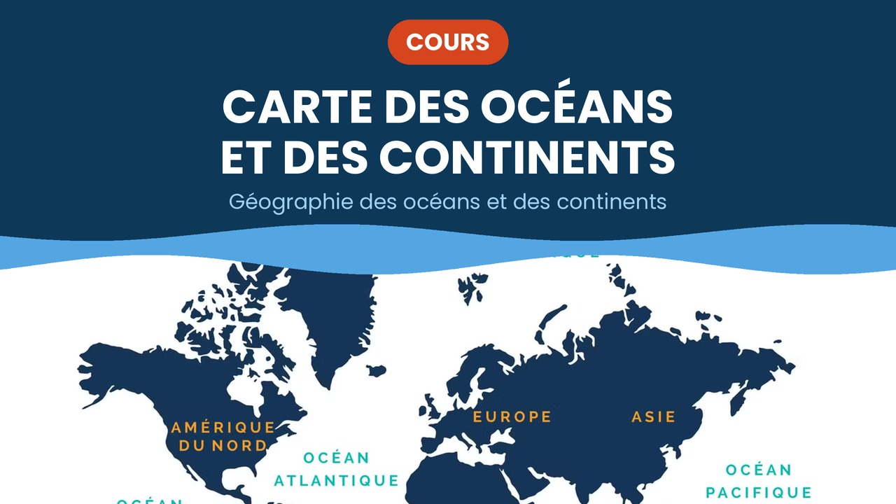 carte des océans