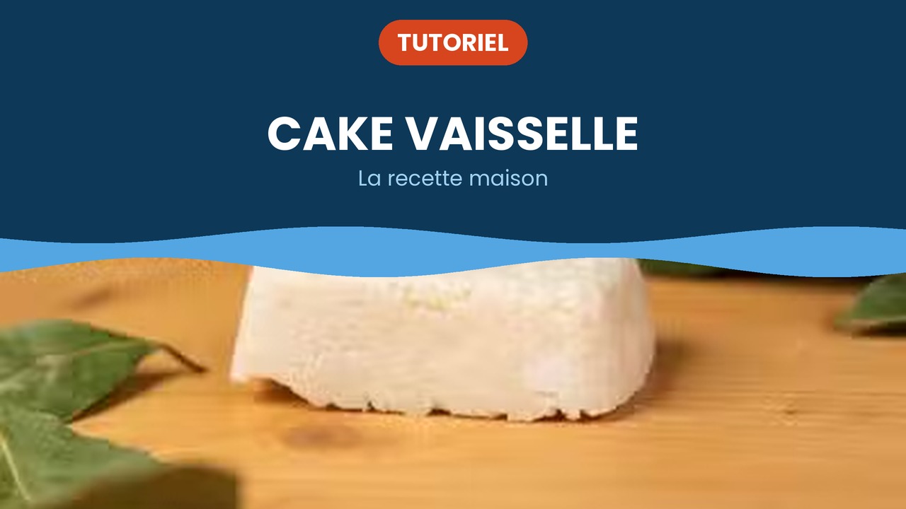 faire son cake vaisselle